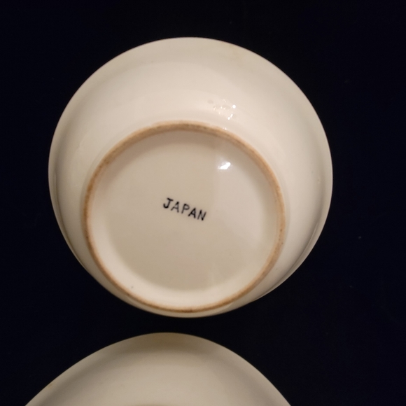 Vintage BLUE ONION Coupe SOUP/CEREAL BOWL, 6" w/Inner Blue Band. Set of 2. - Picture 4 of 5